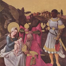 《对贤士的崇拜》汉斯·鲍当(Hans Baldung)高清作品欣赏