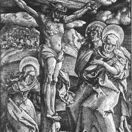 《被钉十字架》汉斯·鲍当(Hans Baldung)高清作品欣赏