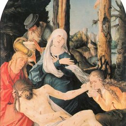 《哀悼》汉斯·鲍当(Hans Baldung)高清作品欣赏