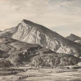 《在阿罗纳山谷》汉斯海森(Hans Heysen)高清作品欣赏