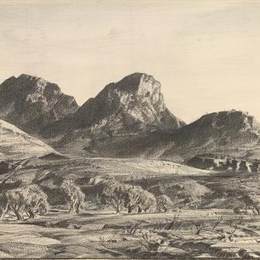 《Yappala Range》汉斯海森(Hans Heysen)高清作品欣赏