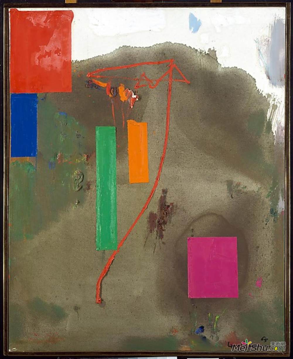 《孤獨之旅》漢斯·霍夫曼(hans hofmann)高清作品欣賞_漢斯·霍夫曼