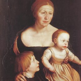 《慈善（艺术家之家）》汉斯·荷尔拜因(Hans Holbein the Younger)高清作品欣赏