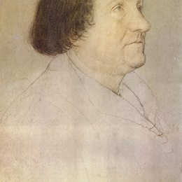 《巴塞尔市长雅各布.迈耶.苏.哈森的肖像》汉斯·荷尔拜因(Hans Holbein the Younger)高清作品欣赏