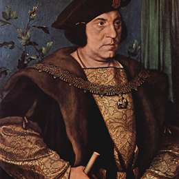 《亨利吉尔福德爵士的肖像》汉斯·荷尔拜因(Hans Holbein the Younger)高清作品欣赏