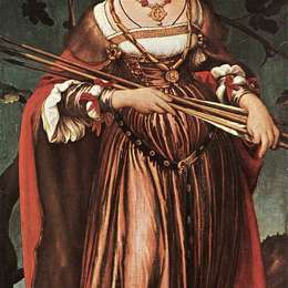 《圣乌尔苏拉》汉斯·荷尔拜因(Hans Holbein the Younger)高清作品欣赏