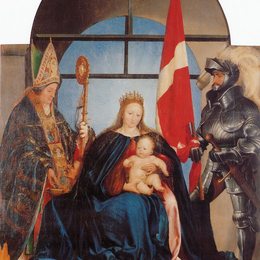 《索洛图恩麦当娜》汉斯·荷尔拜因(Hans Holbein the Younger)高清作品欣赏