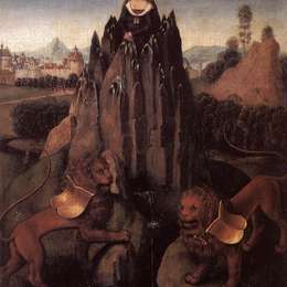 《一个处女的寓言》汉斯·梅姆林(Hans Memling)高清作品欣赏