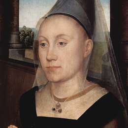 汉斯·梅姆林(Hans Memling)高清作品:Barbara de Vlaenderberch