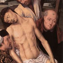 《沉积（双翼的左翼）》汉斯·梅姆林(Hans Memling)高清作品欣赏