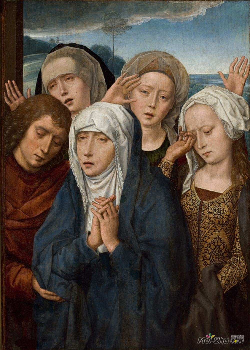 john and the pious women from g_汉斯·梅姆林作品_汉斯·梅姆林专