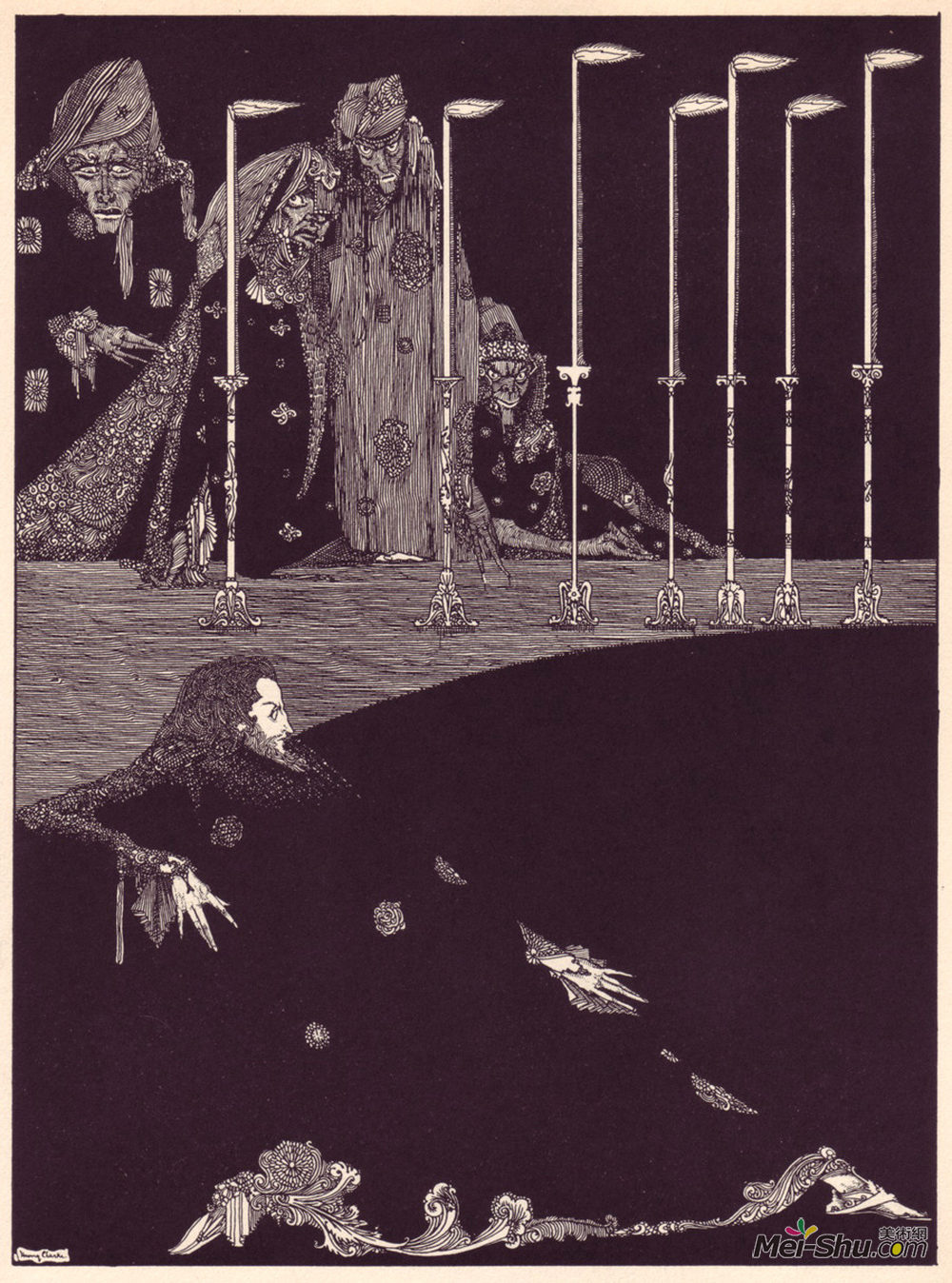 《埃德加·爱伦·坡的神秘与想象故事》哈利·克拉克(harry clarke)