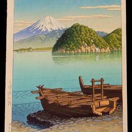 《米托海滩之晨》川濑巳水(Hasui Kawase)高清作品欣赏