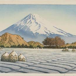 《长冈寒冷的早晨》川濑巳水(Hasui Kawase)高清作品欣赏