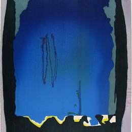 《自由落体》海伦·弗兰肯萨勒(Helen Frankenthaler)高清作品欣赏