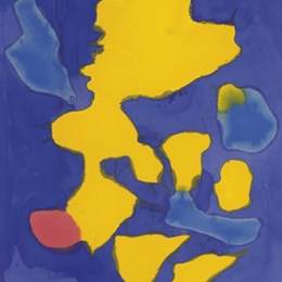 《土星重游》海伦·弗兰肯萨勒(Helen Frankenthaler)高清作品欣赏