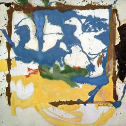 《天鹅湖2号》海伦·弗兰肯萨勒(Helen Frankenthaler)高清作品欣赏