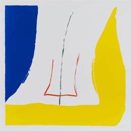 《太阳角》海伦·弗兰肯萨勒(Helen Frankenthaler)高清作品欣赏
