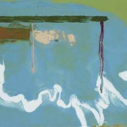 《天空书写》海伦·弗兰肯萨勒(Helen Frankenthaler)高清作品欣赏