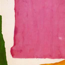 《紫红色区》海伦·弗兰肯萨勒(Helen Frankenthaler)高清作品欣赏
