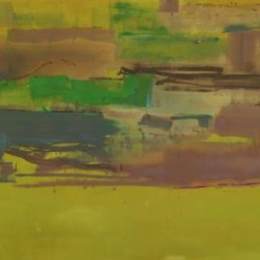《八月深》海伦·弗兰肯萨勒(Helen Frankenthaler)高清作品欣赏