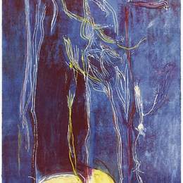 《关于蓝色的一切》海伦·弗兰肯萨勒(Helen Frankenthaler)高清作品欣赏