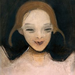 《微笑的女孩》海伦·谢夫贝克(Helene Schjerfbeck)高清作品欣赏