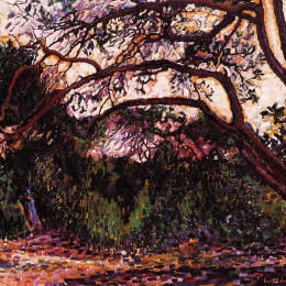《湿地景观》亨利·埃德蒙·克罗斯(Henri-Edmond Cross)高清作品欣赏