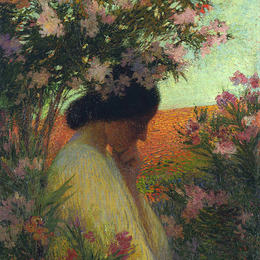 《玫瑰玫瑰》亨利马丁(Henri Martin)高清作品欣赏