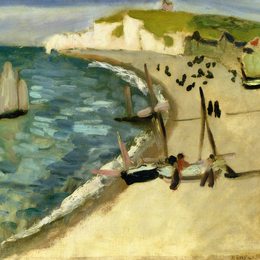 亨利·马蒂斯(Henri Matisse)高清作品:Aht Amont Cliffs at Etretat