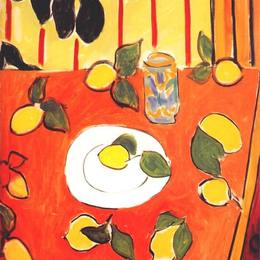 亨利·马蒂斯(Henri Matisse)高清作品:Black Philodendron and Lemons