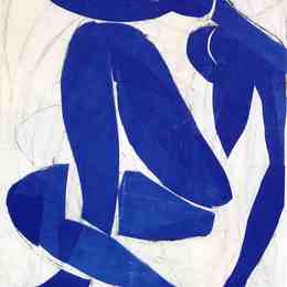 《蓝裸四号》亨利·马蒂斯(Henri Matisse)高清作品欣赏
