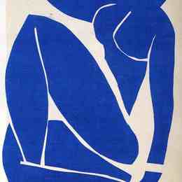 《蓝色裸体》亨利·马蒂斯(Henri Matisse)高清作品欣赏