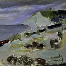 亨利·马蒂斯(Henri Matisse)高清作品:Boats on the Beach, Etr&amp;ampétat