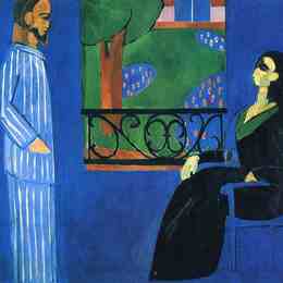 《会话》亨利·马蒂斯(Henri Matisse)高清作品欣赏