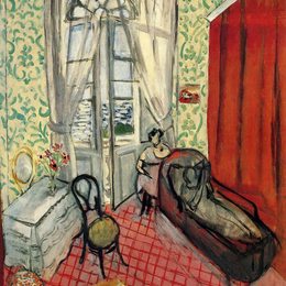 亨利·马蒂斯(Henri Matisse)高清作品:Femmes Au Canap&amp;ampé Ou Le Divan