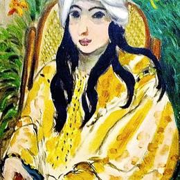 亨利·马蒂斯(Henri Matisse)高清作品:Lorette in a Turban