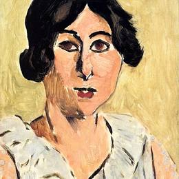 亨利·马蒂斯(Henri Matisse)高清作品:Lorette with Black Eyes