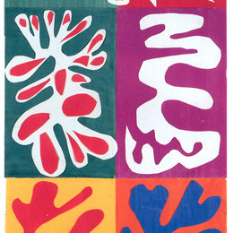 《带掩模面板》亨利·马蒂斯(Henri Matisse)高清作品欣赏