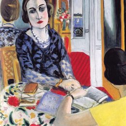 亨利·马蒂斯(Henri Matisse)高清作品:Portrait of Barones Gourgaud