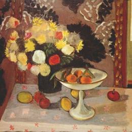 《静物（花束和堆肥）》亨利·马蒂斯(Henri Matisse)高清作品欣赏