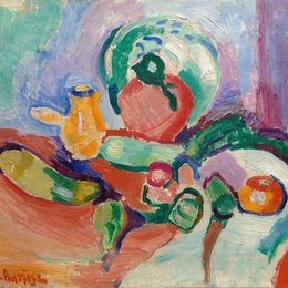 《蔬菜静物》亨利·马蒂斯(Henri Matisse)高清作品欣赏