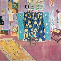 《粉红工作室》亨利·马蒂斯(Henri Matisse)高清作品欣赏