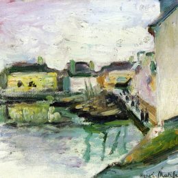 亨利·马蒂斯(Henri Matisse)高清作品:The Port of Palais, Belle Ile