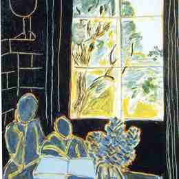 《住在房子里的寂静》亨利·马蒂斯(Henri Matisse)高清作品欣赏