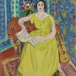 亨利·马蒂斯(Henri Matisse)高清作品:The Woman In Wellow