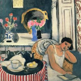 《女性阅读》亨利·马蒂斯(Henri Matisse)高清作品欣赏