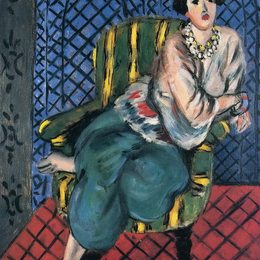 《坐在椅子上的女人》亨利·马蒂斯(Henri Matisse)高清作品欣赏