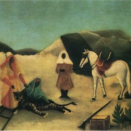 《虎狩猎》亨利·卢梭(Henri Rousseau)高清作品欣赏