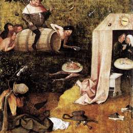 《暴食与物欲的寓言》希罗尼穆斯·波希(Hieronymus Bosch)高清作品欣赏